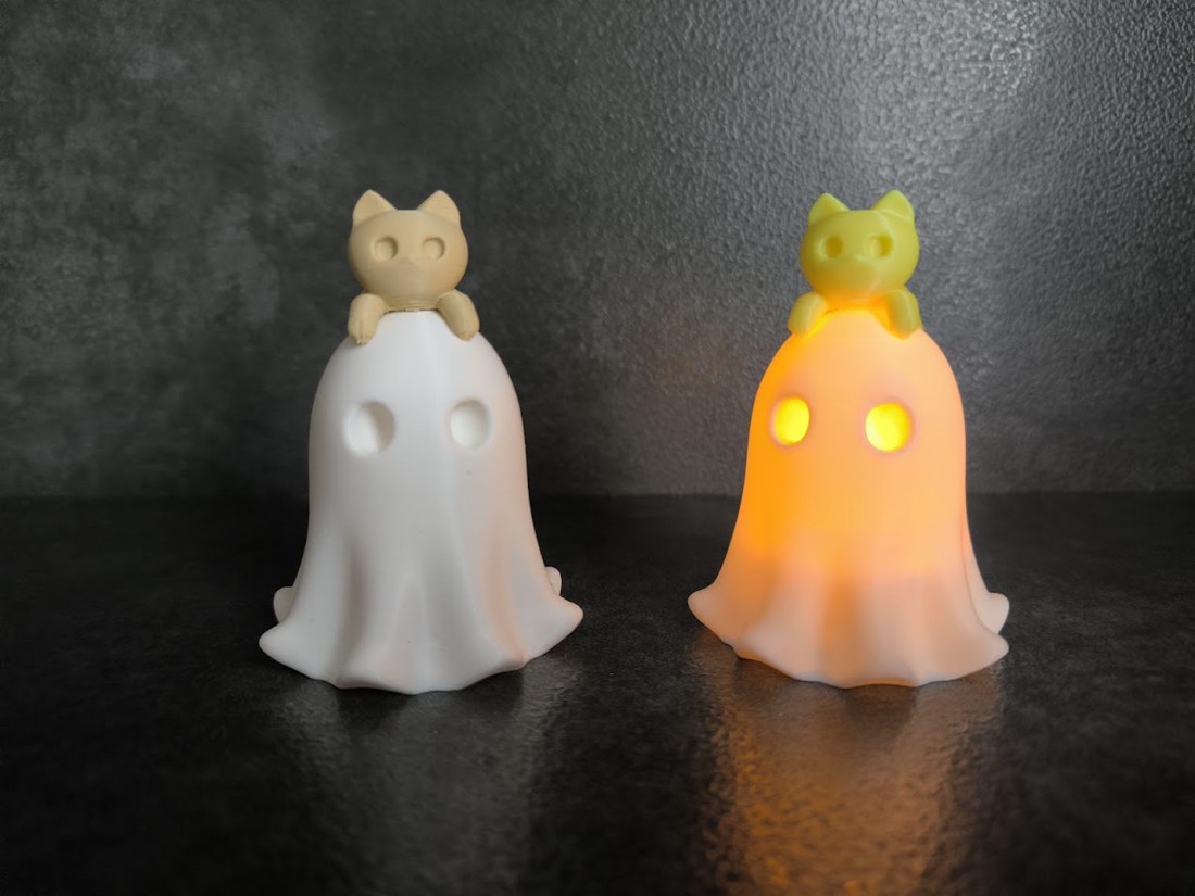 Fantoma pisicuței luminoase  Decorațiune de raft -  - Artynos.ro