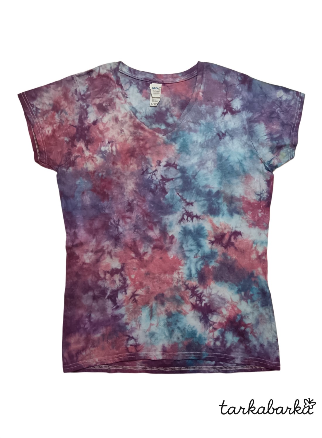 Femei V-neck T-shirt în dimensiunea XL cu batik - - Artynos.ro Femei V-neck T-shirt în dimensiunea XL cu batik - - Artynos.ro