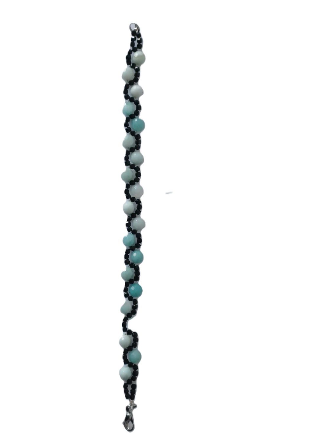 Brățară din amazonit fatetat - bijuterii - brățări - brățări din pietre semiprețioase - Artynos.ro