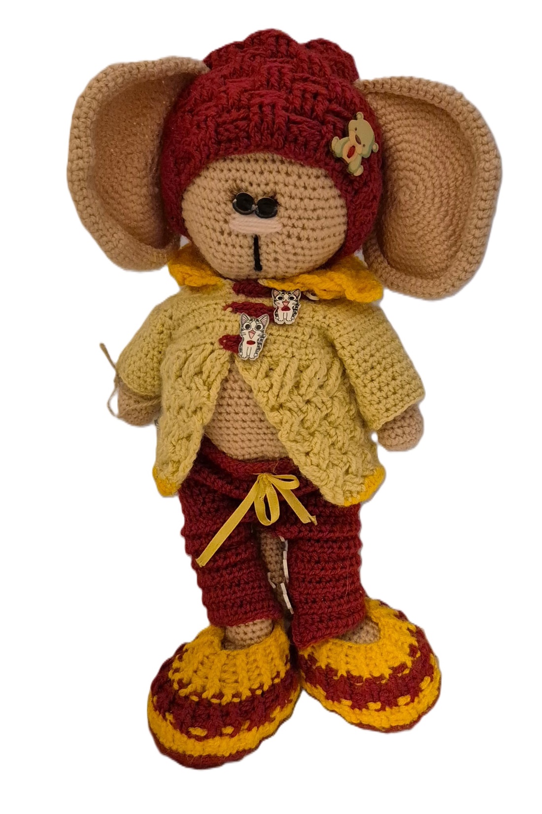 Soricel crosetat - jucării și echipamente pentru copii - plușuri - păpușă croșetată, păpușă de pluș - Artynos.ro