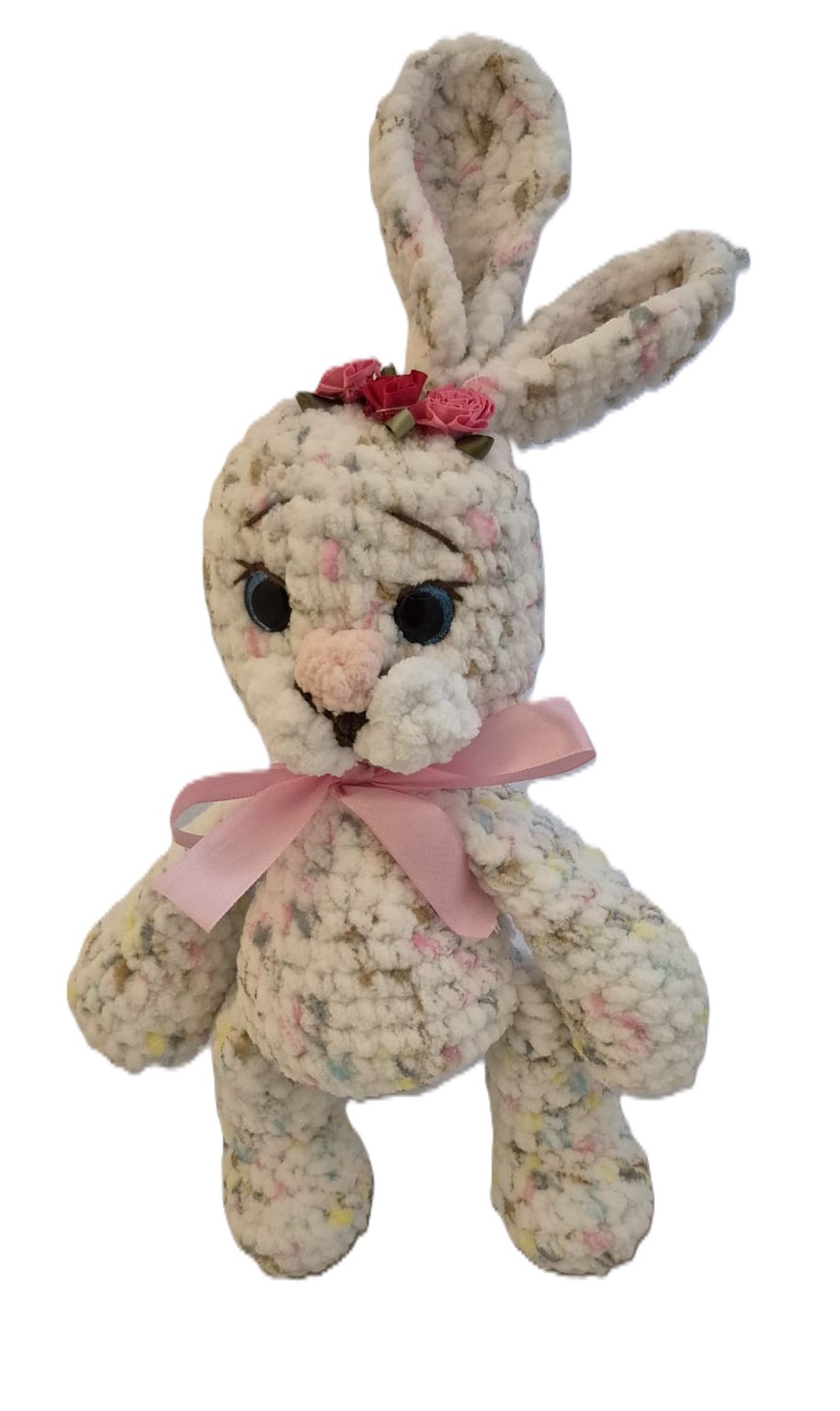 Iepuras crosetat - jucării și echipamente pentru copii - plușuri - iepure de pluș - Artynos.ro