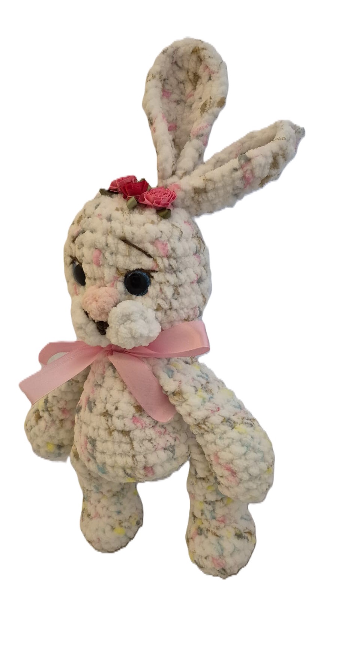 Iepuras crosetat - jucării și echipamente pentru copii - plușuri - iepure de pluș - Artynos.ro