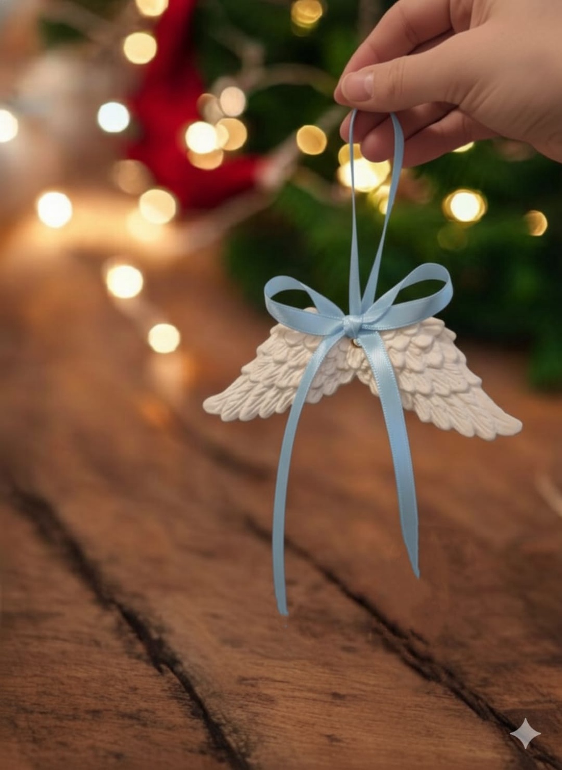 Decorațiune brad- aripi de înger - crăciun - decorațiuni de crăciun de casă - globuri de crăciun - Artynos.ro