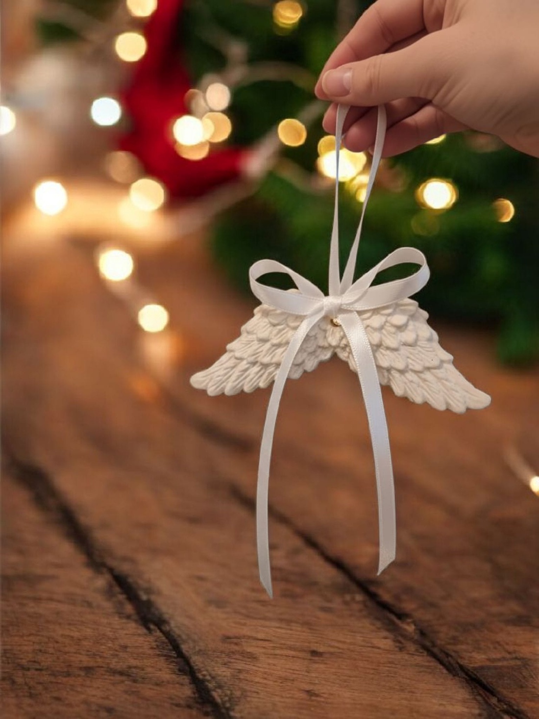 Decorațiune brad- aripi de înger - crăciun - decorațiuni de crăciun de casă - globuri de crăciun - Artynos.ro