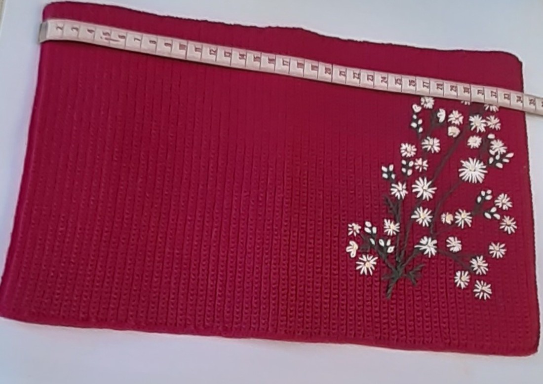 Croșetat și broderie carte capac set 100% microfibră acrilic fire carte capac + marcaj croșetat floare. -  - Artynos.ro