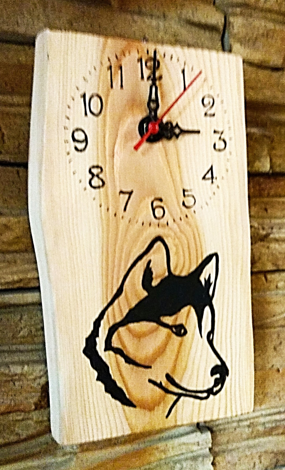 Husky câine ceas de perete - - Artynos.ro Husky câine ceas de perete - - Artynos.ro