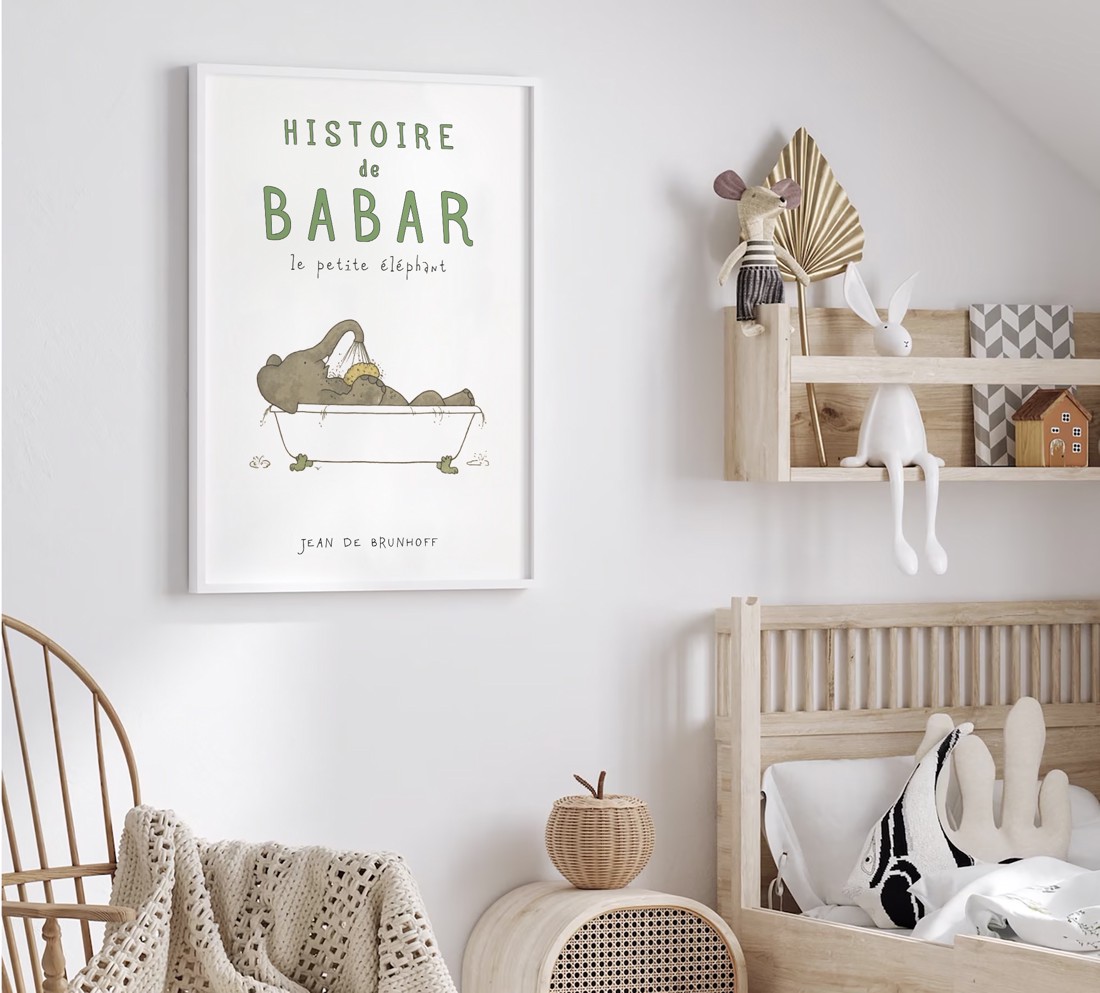 Babar elefant poster, camera copiilor arta de perete, poster - - Artynos.ro Babar elefant poster, camera copiilor arta de perete, poster - - Artynos.ro