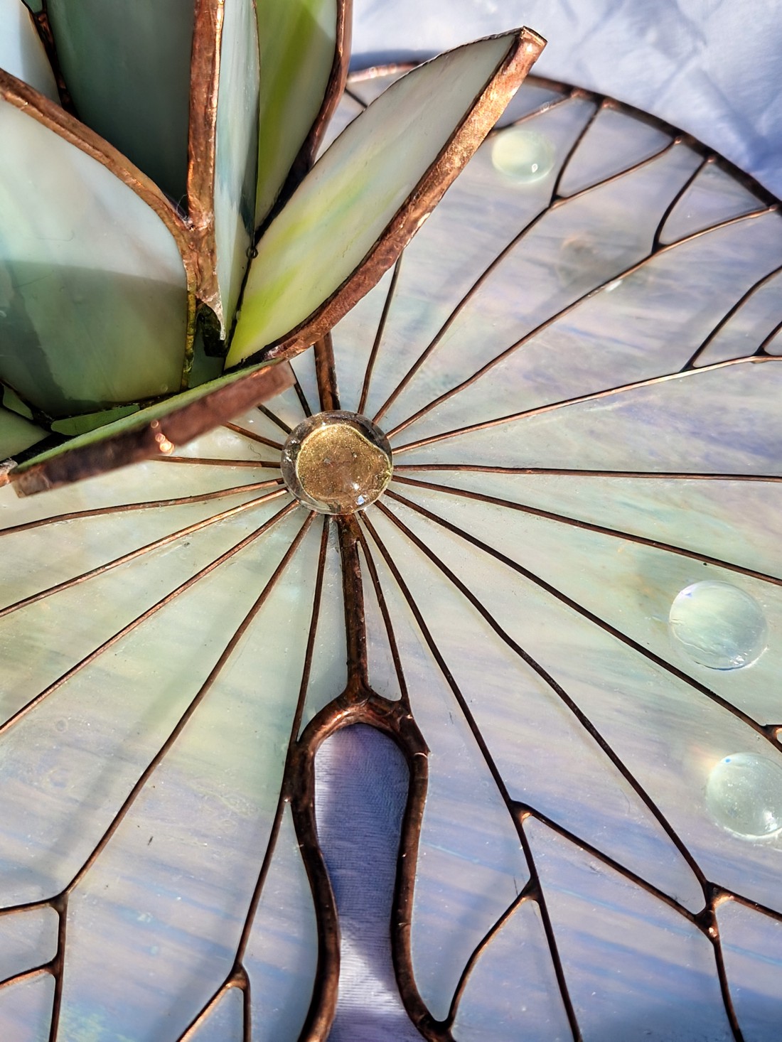 Suport lumânare nufăr verde brillance - casă & stil de viață - lumânări, parfumuri, arome - suport lumânări - Artynos.ro