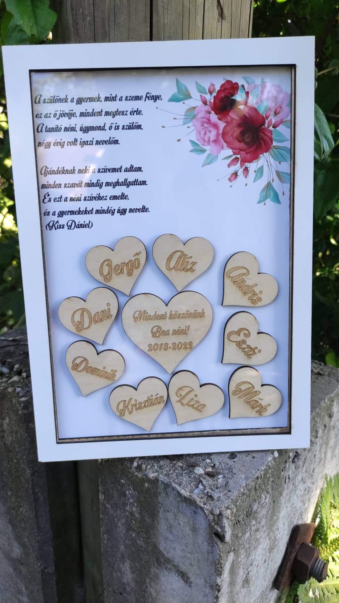 Cadou unic, personalizat de mulțumire, cadou de rămas bun pentru absolvire -  - Artynos.ro