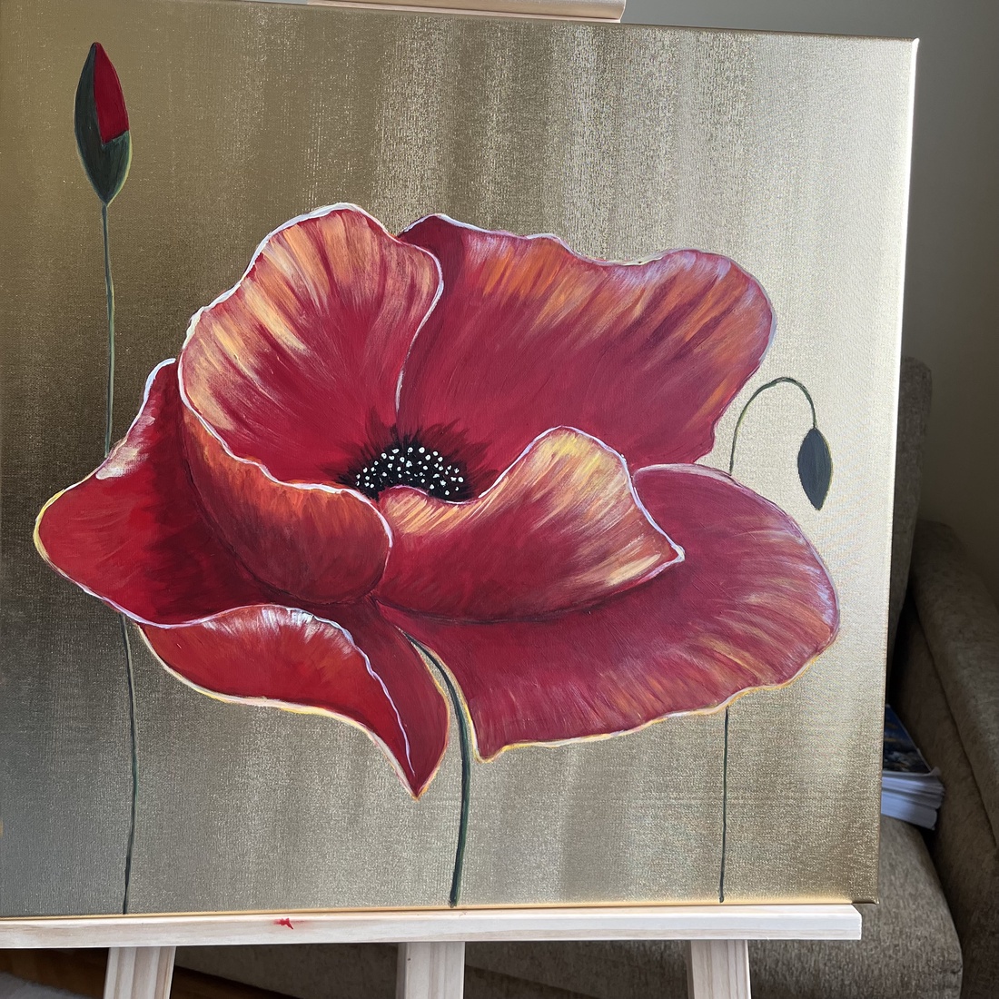 Mac roșu - arte vizuale și accesorii - picturi - acuarele picturi - Artynos.ro Mac roșu - arte vizuale și accesorii - picturi - acuarele picturi - Artynos.ro