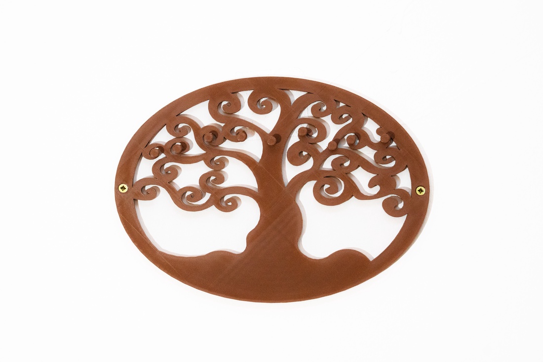  Suport de chei de perete cu modelul Arborelui Vieții - casă & stil de viață - decorațiuni de casă - decorațiuni de pereți - suport pentru chei - Artynos.ro