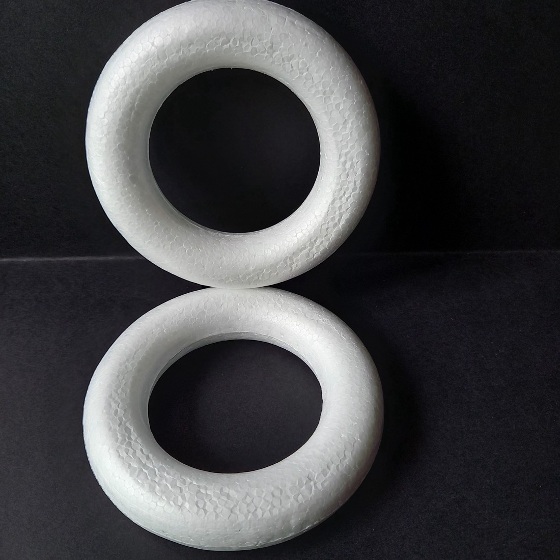 Baze pentru coroane din polistiren de 12 cm, pentru decorare  -  - Artynos.ro