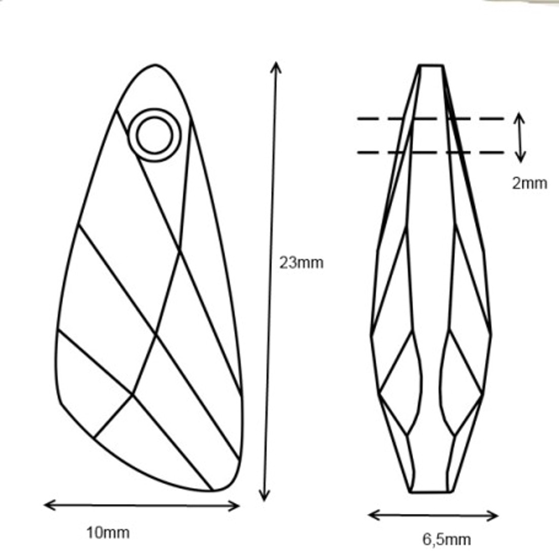 Bijuterii: Swarovski Wing (aripă de înger) 23mm în mai multe culori - - Artynos.ro Bijuterii: Swarovski Wing (aripă de înger) 23mm în mai multe culori - - Artynos.ro