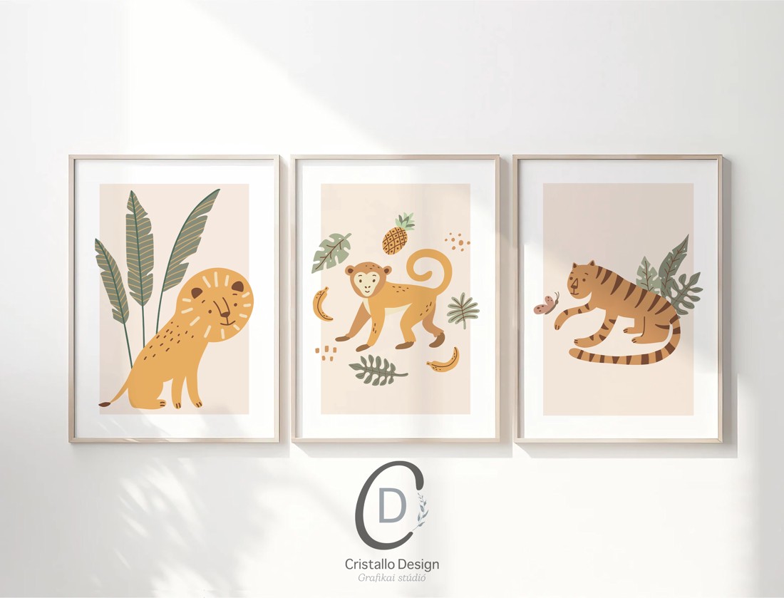 Safari animal imagine, Africa animale poster, camera de copii arta de perete -  - Artynos.ro