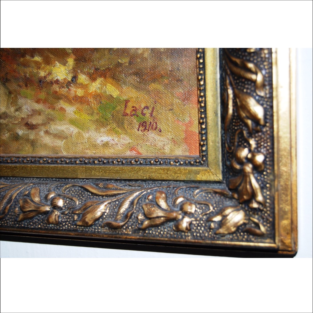 Pictură de vânătoare antică, Zergék în Alpi - arte vizuale și accesorii  - picturi - pictură în ulei - Artynos.ro