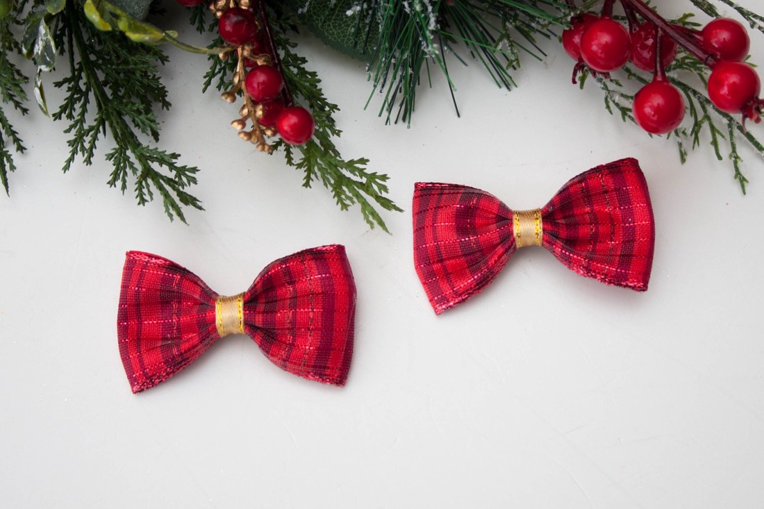 Clemă de păr de Crăciun Masnis - Roșu închis - crăciun - îmbrăcăminte de crăciun - Artynos.ro