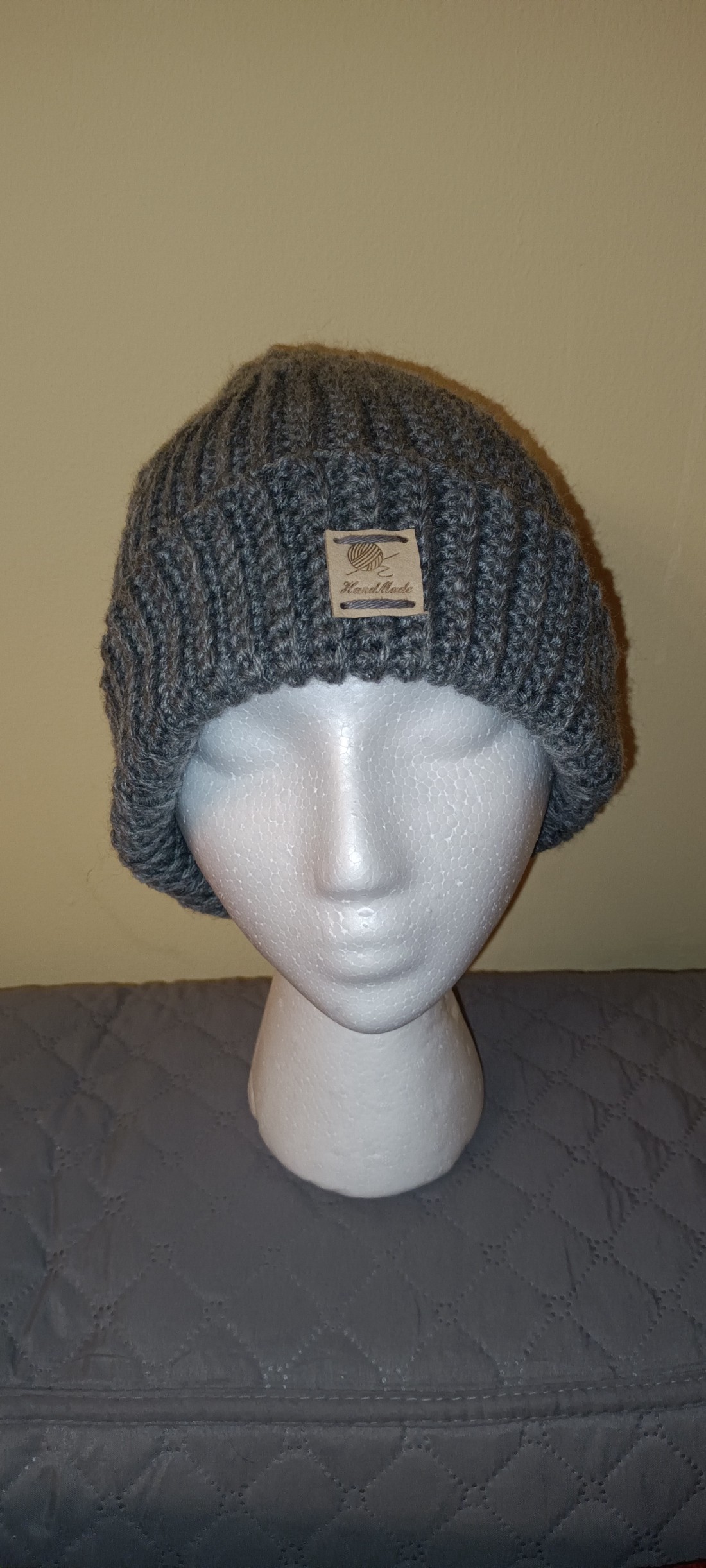 Pălărie cu boruri pentru bărbați, croșetată -  - Artynos.ro