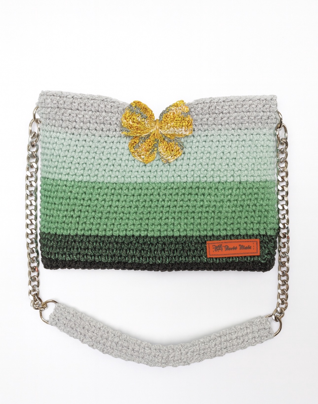 Emerald Bloom � ElaD� by Elena�s Craft - genți și portofele - genți de mână și umăr - geantă crossbody - Artynos.ro