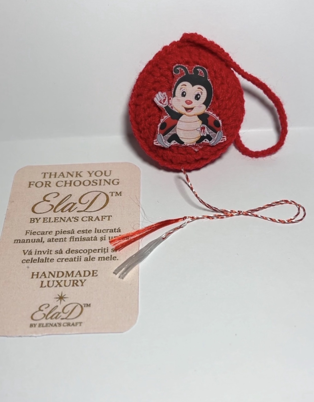 Mărțișor buburuza  - bijuterii - mărțișor - Artynos.ro