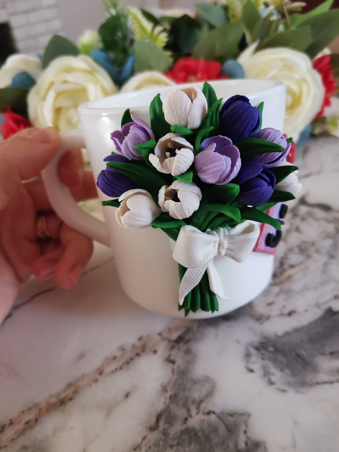 Cana lalele deschise  - accesorii nuntă - amintiri și cadouri de nuntă - cadou nuntă - set de ceremonie - Artynos.ro