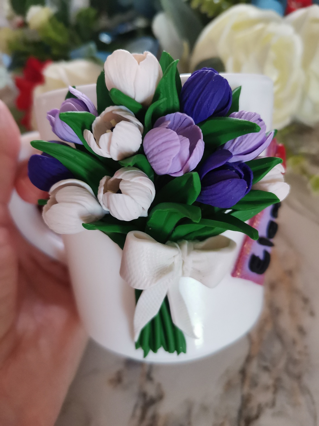 Cana lalele deschise  - accesorii nuntă - amintiri și cadouri de nuntă - cadou nuntă - set de ceremonie - Artynos.ro