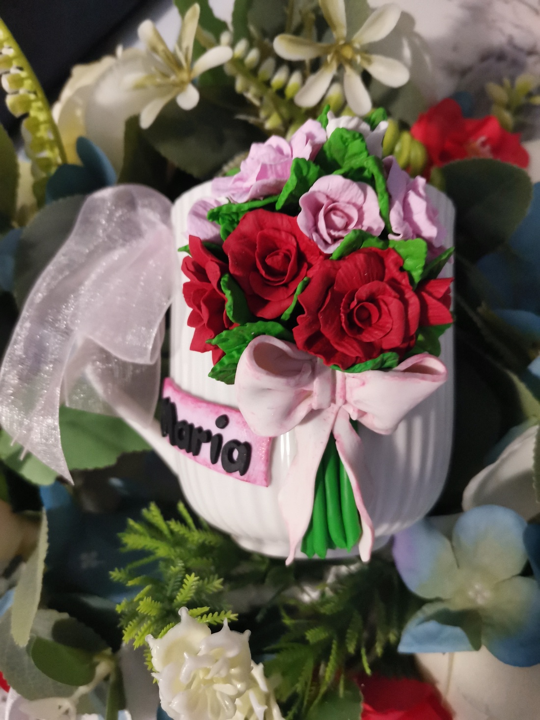 Cana cu flori personalizata - accessorii și unelte - accesorii decorative - alte accesorii - Artynos.ro Cana cu flori personalizata - accessorii și unelte - accesorii decorative - alte accesorii - Artynos.ro