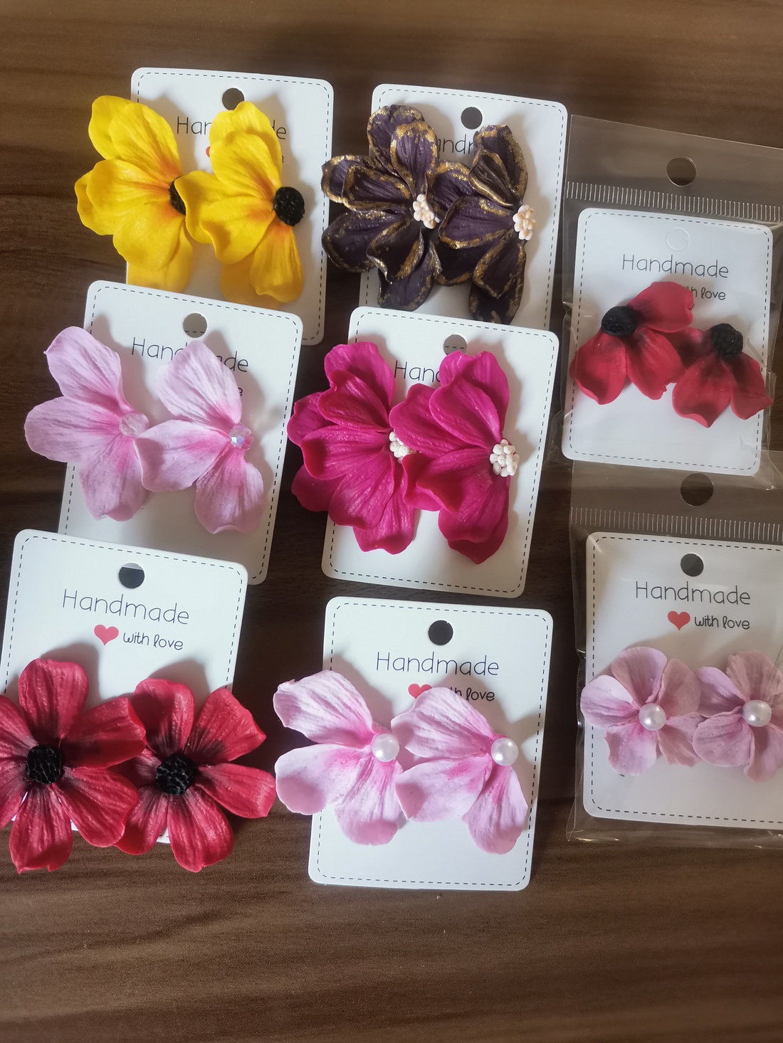 Cercei Semiflor GoldPlum - bijuterii - cercei - cercei cu figurine - Artynos.ro