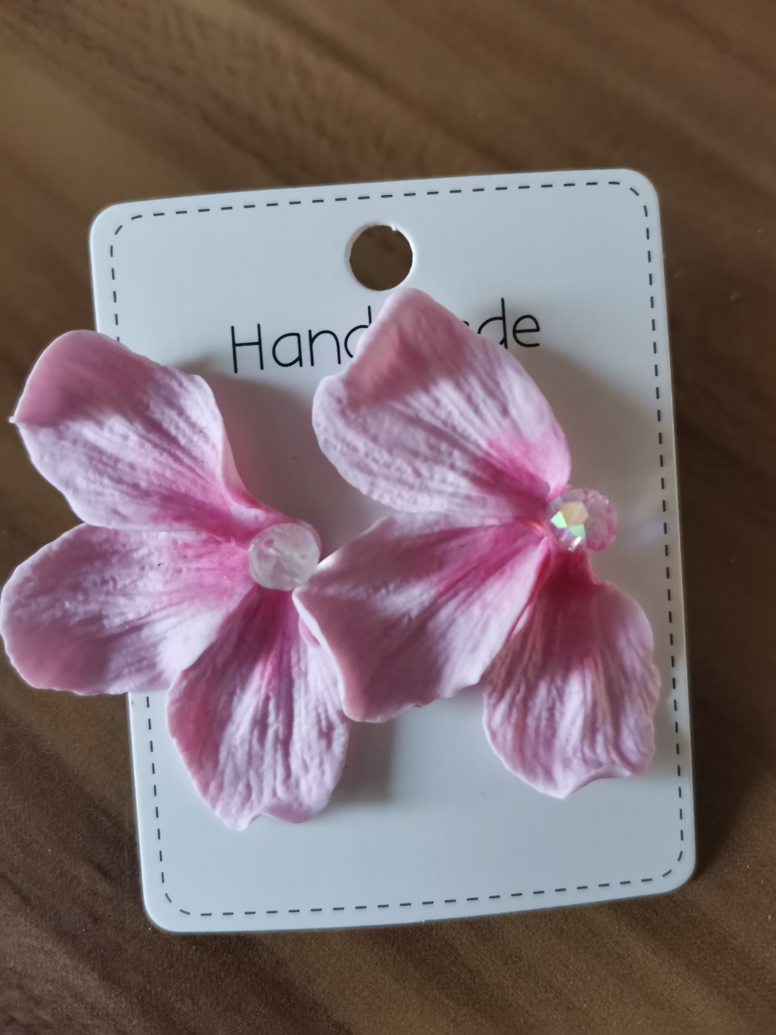 Cercei Semiflor Baby Pink - bijuterii - cercei cu figurine - Artynos.ro Cercei Semiflor Baby Pink - bijuterii - cercei cu figurine - Artynos.ro