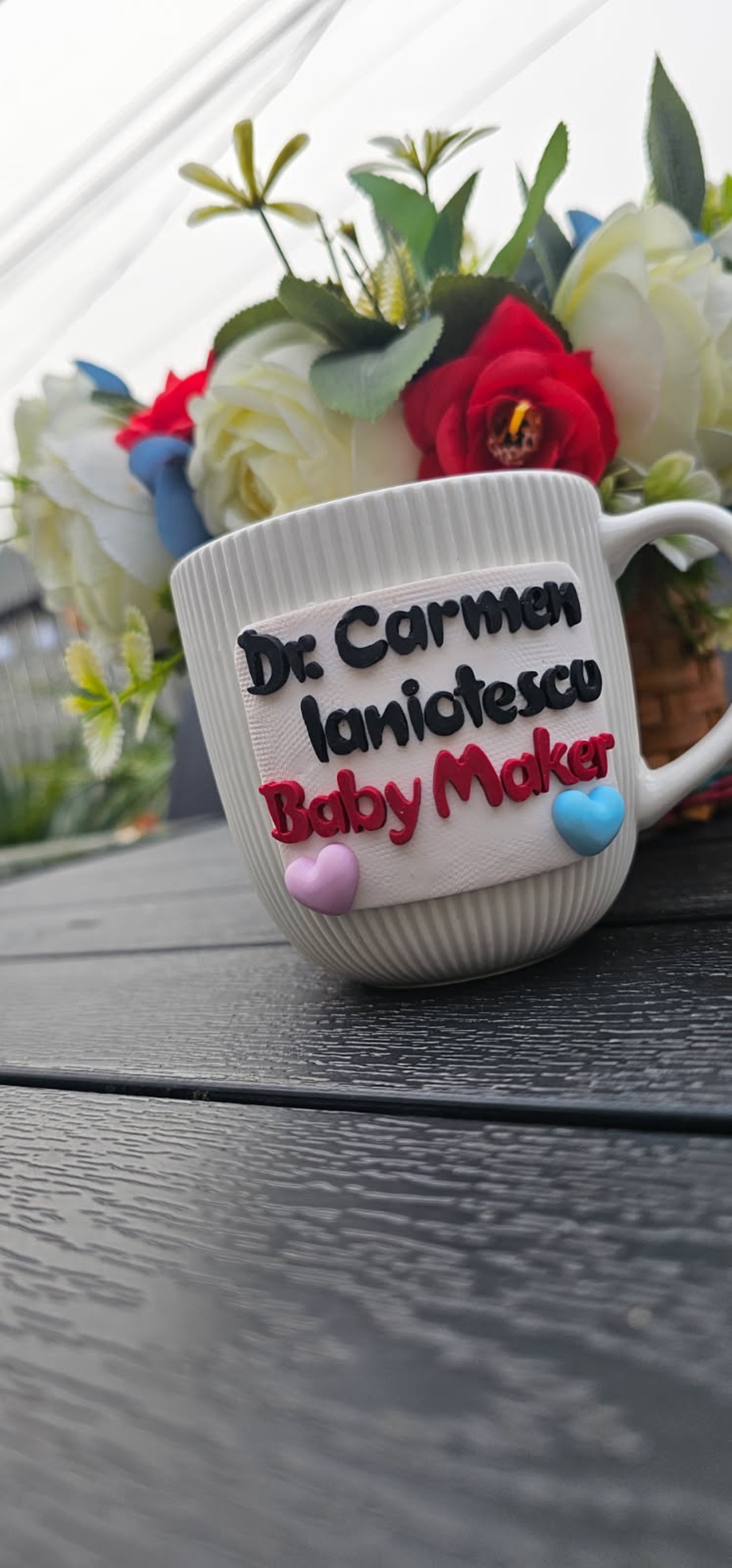 Cana personalizata medic obstetrica ginecologie  - crăciun - cadouri de moș crăciun - cadouri de moș crăciun - Artynos.ro