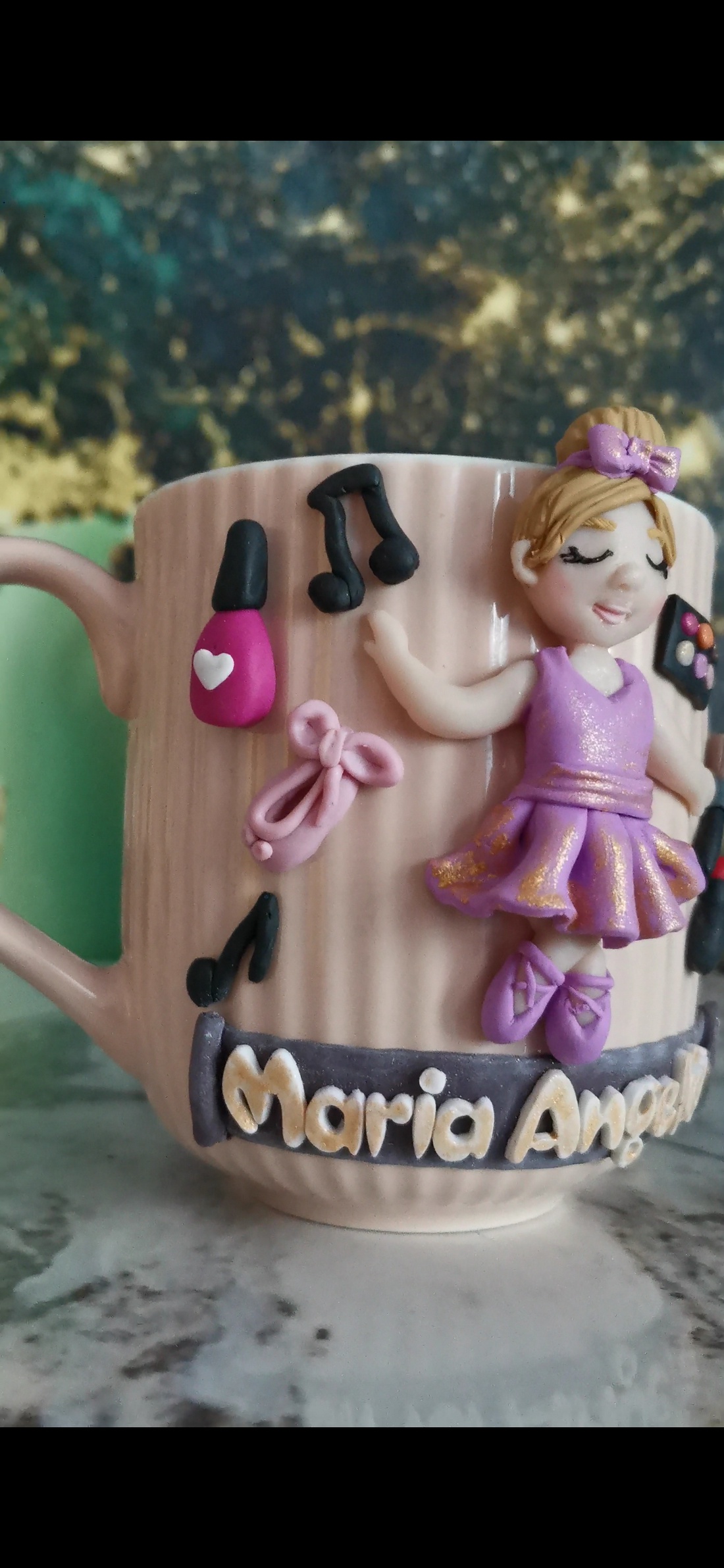 Cana personalizata pentru copii Balerina - crăciun - cadouri de moș crăciun - cadouri de moș crăciun - Artynos.ro