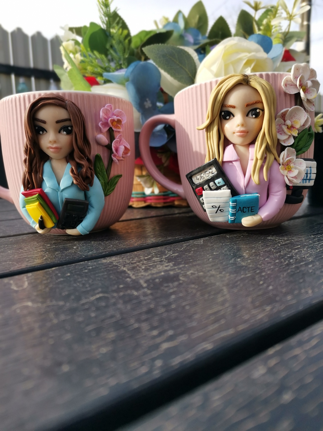 Cana personalizata cu figurina 3D contabil - cadou original - crăciun - cadouri de moș crăciun - cadouri de moș crăciun - Artynos.ro