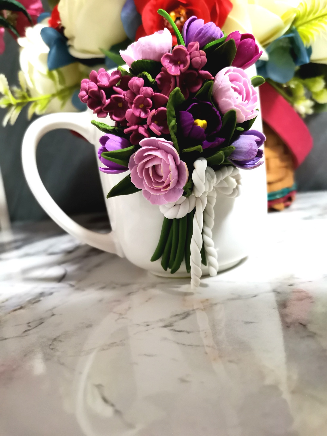 Cana personalizata cu flori de primavara-cadou 8 martie - casă & stil de viață - seturi de cadou - Artynos.ro