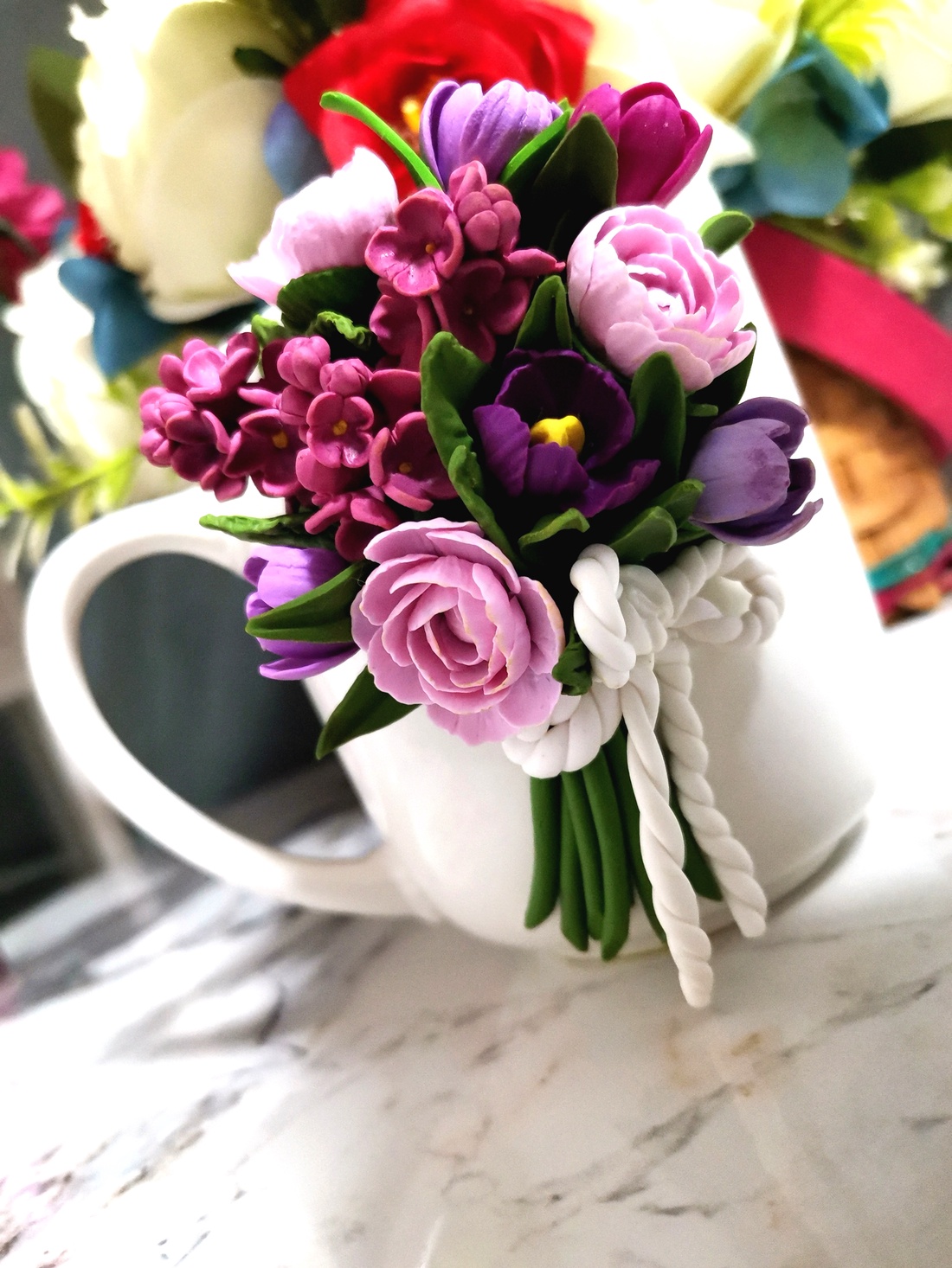 Cana personalizata cu flori de primavara-cadou 8 martie - casă & stil de viață - seturi de cadou - Artynos.ro