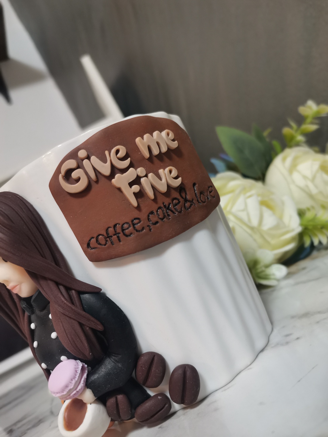 Cana personalizata cu figurina cofetar barista - casă & stil de viață - seturi de cadou - Artynos.ro