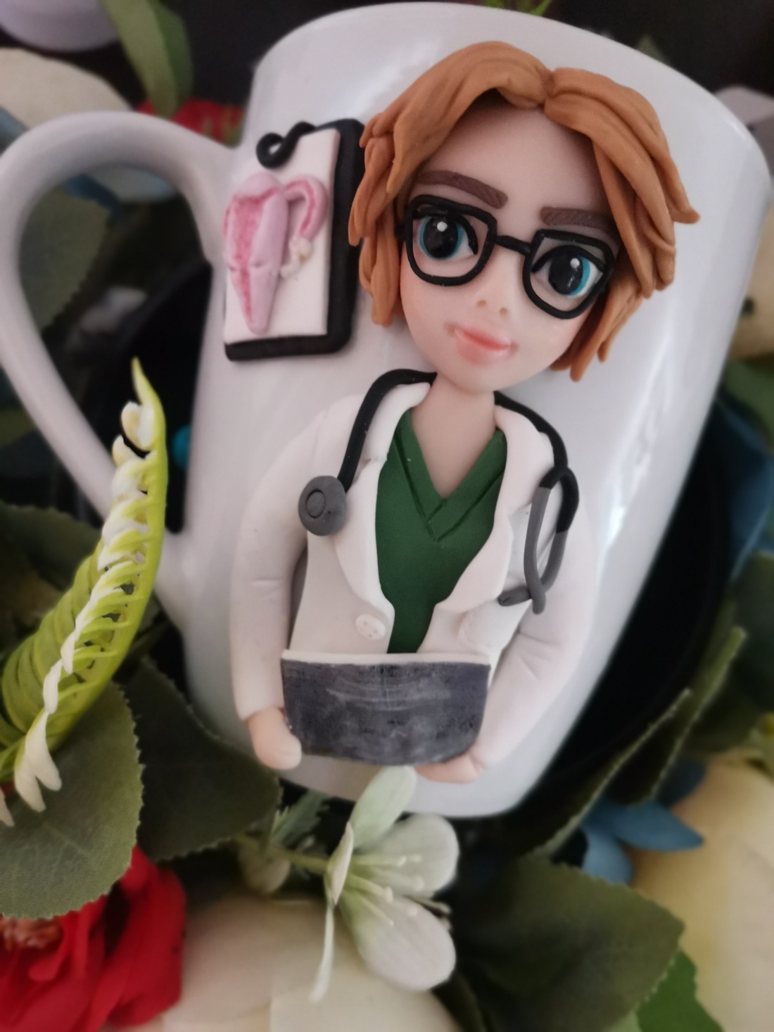 Cana personalizata medic obstetrica ginecologie  - crăciun - cadouri de moș crăciun - cadouri de moș crăciun - Artynos.ro