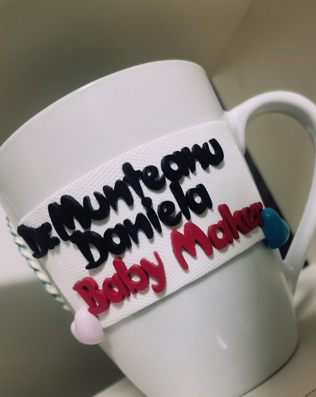 Cana personalizata medic obstetrica ginecologie  - crăciun - cadouri de moș crăciun - cadouri de moș crăciun - Artynos.ro