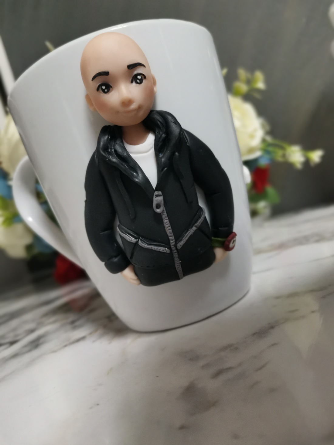 Cana personalizata cu figurina barbat sofer - casă & stil de viață - seturi de cadou - Artynos.ro