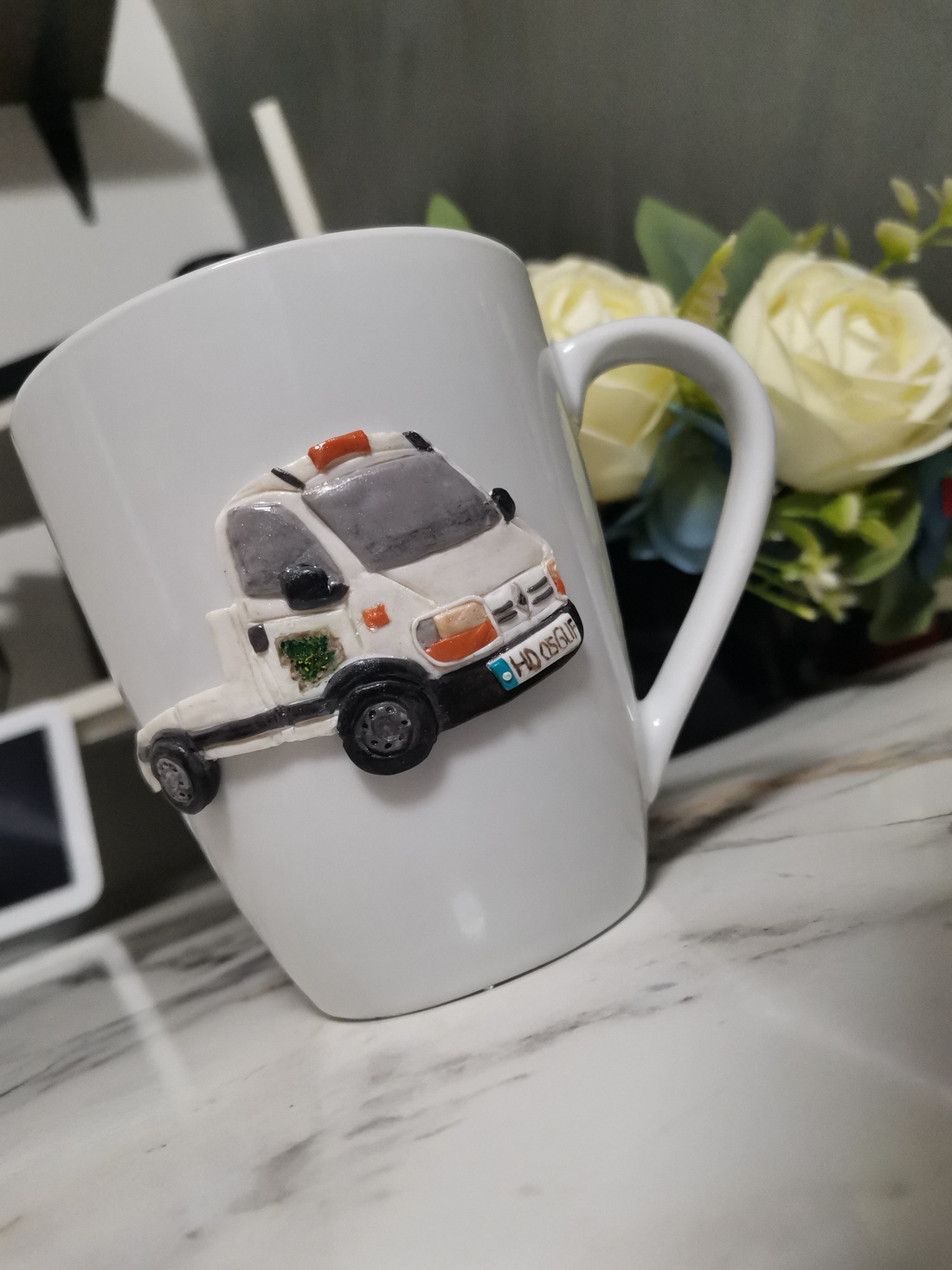 Cana personalizata cu figurina barbat sofer - casă & stil de viață - seturi de cadou - Artynos.ro