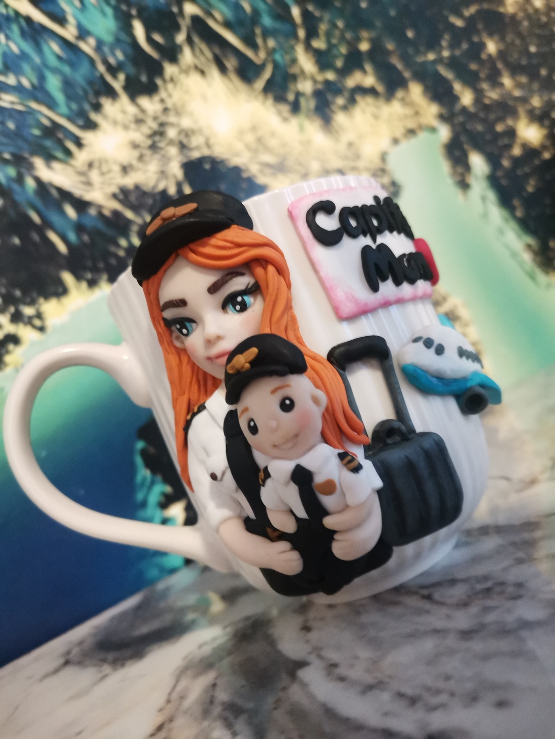 Cana personalizata mama si copil - cadou perfect si original - crăciun - cadouri de moș crăciun - cadouri de moș crăciun - Artynos.ro