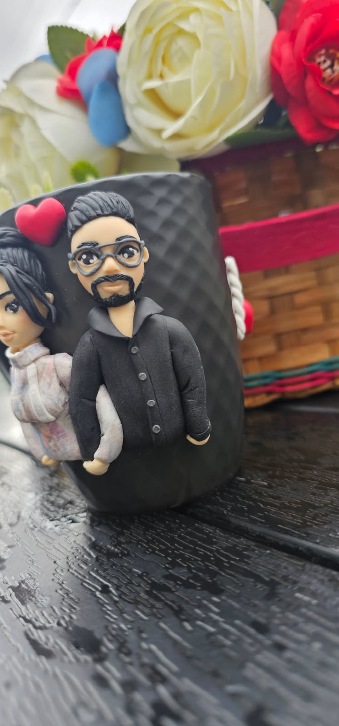 Cana personalizata cuplu  - crăciun - cadouri de moș crăciun - cadouri de moș crăciun - Artynos.ro