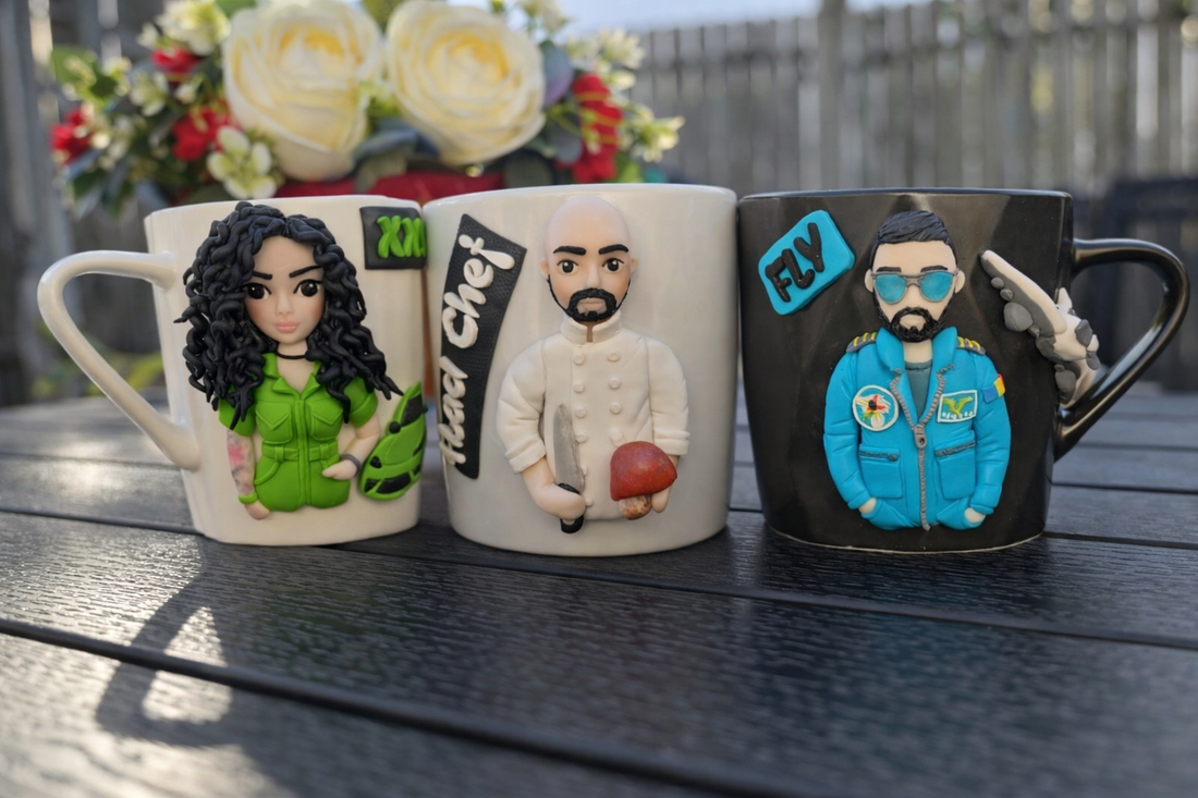 Cana personalizata cu figurina pilot - casă & stil de viață - seturi de cadou - Artynos.ro