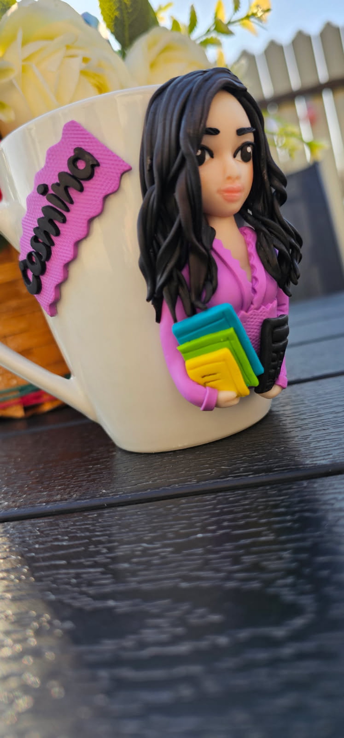 Cana personalizata cu figurina 3D contabila - cadou original - crăciun - cadouri de moș crăciun - cadouri de moș crăciun - Artynos.ro