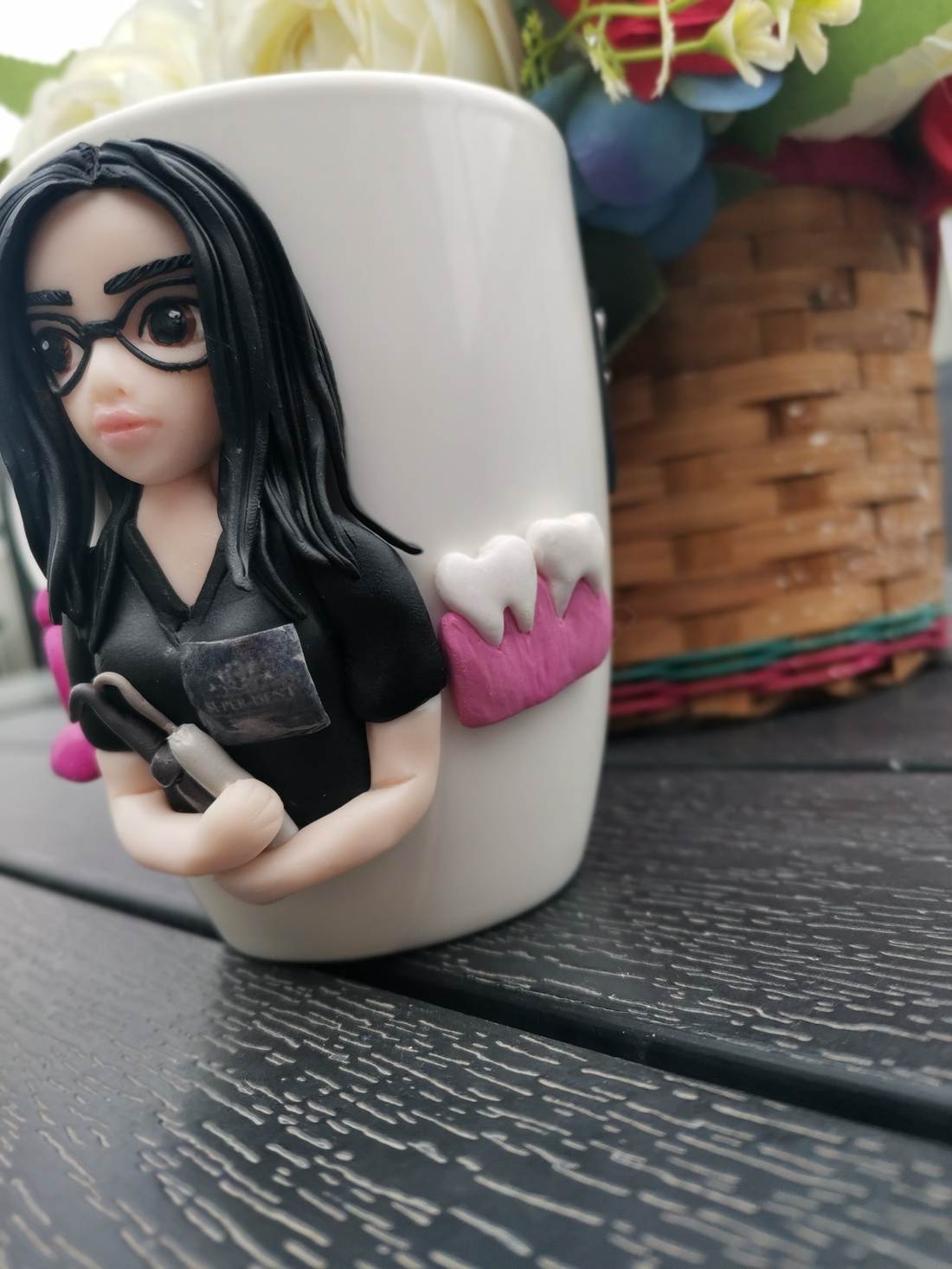 Cană Personalizată cu figurina� Medic Stomatolog paradontolog - casă & stil de viață - echipamente de bucătărie - accesorii de servire - căni - Artynos.ro