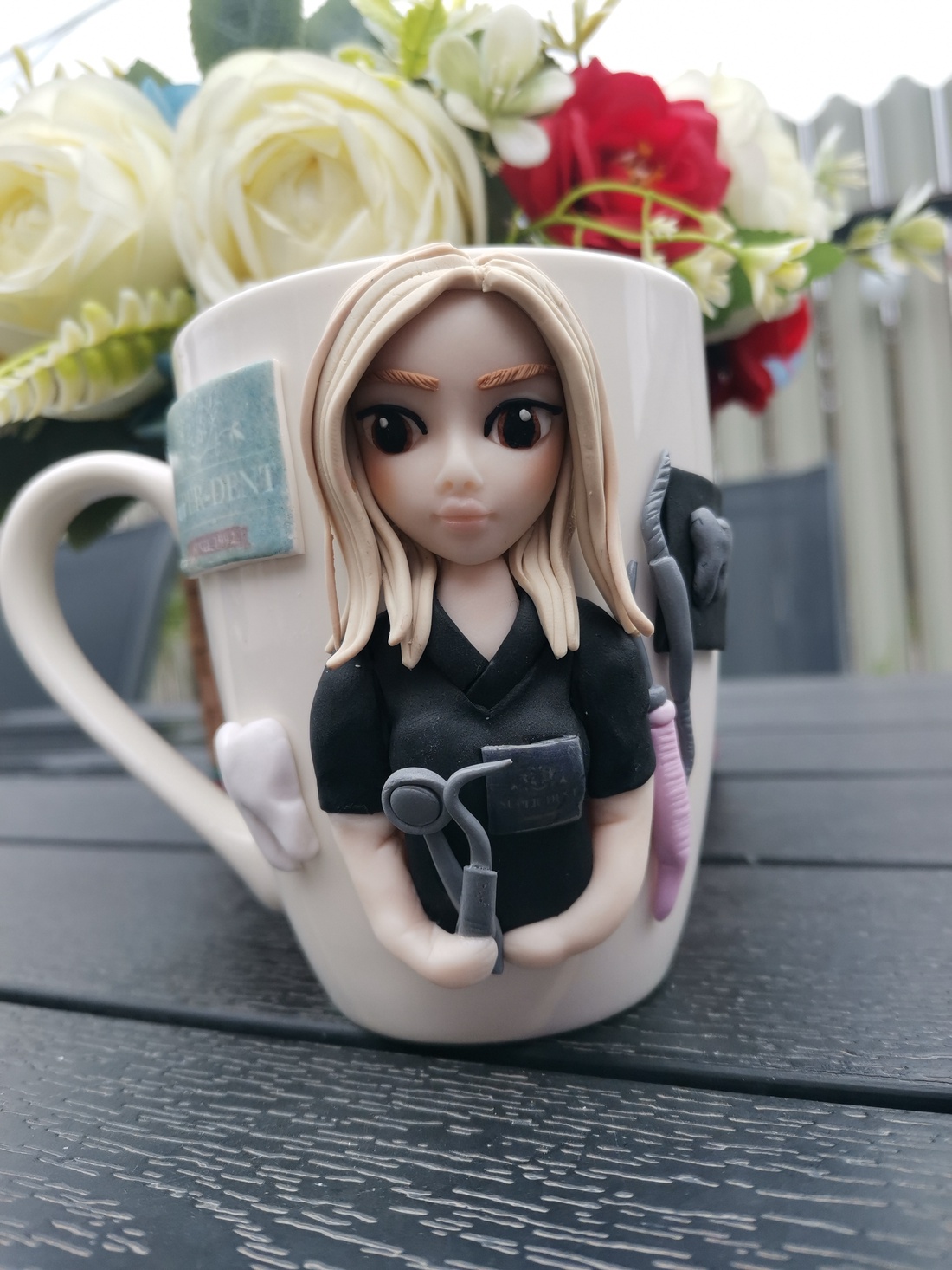 Cană Personalizată cu figurina� Medic Stomatolog edodont - casă & stil de viață - echipamente de bucătărie - accesorii de servire - căni - Artynos.ro