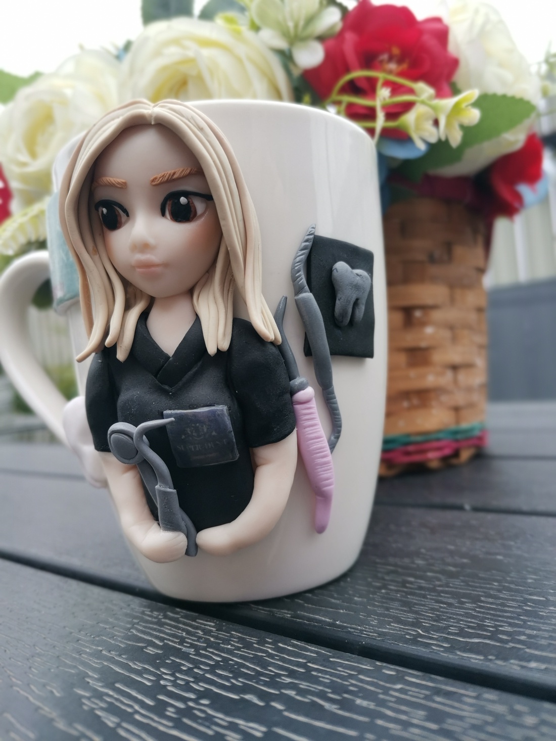 Cană Personalizată cu figurina� Medic Stomatolog edodont - casă & stil de viață - echipamente de bucătărie - accesorii de servire - căni - Artynos.ro