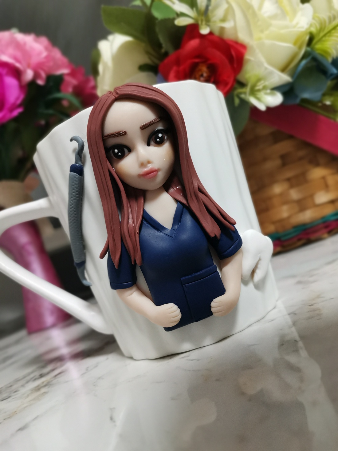 Cană Personalizată cu figurina� Medic Stomatolog 2 - casă & stil de viață - echipamente de bucătărie - accesorii de servire - căni - Artynos.ro