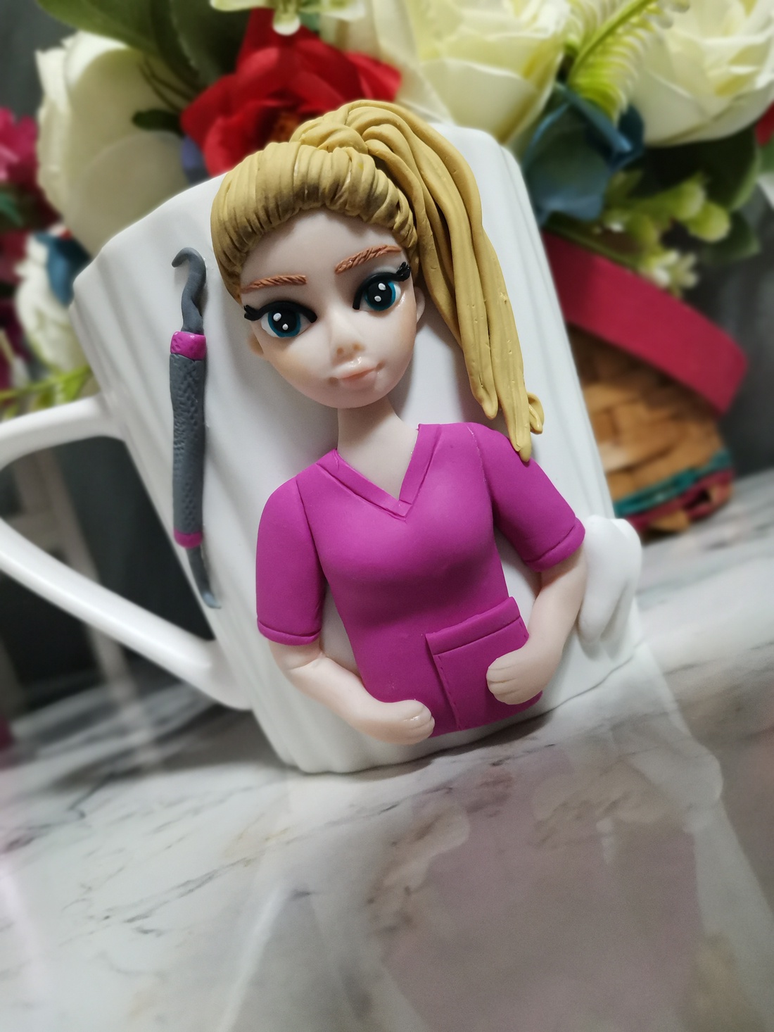 Cană Personalizată cu figurina� Medic Stomatolog 2 - casă & stil de viață - echipamente de bucătărie - accesorii de servire - căni - Artynos.ro