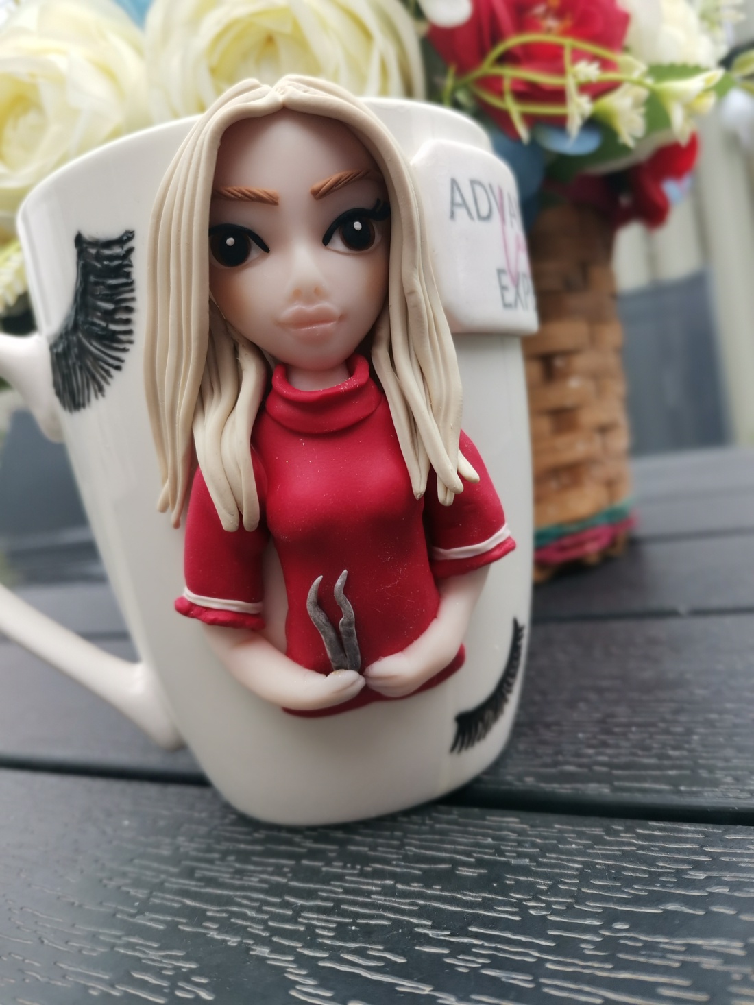 Cana personalizata cu figurina Lashes artist - casă & stil de viață - seturi de cadou - Artynos.ro