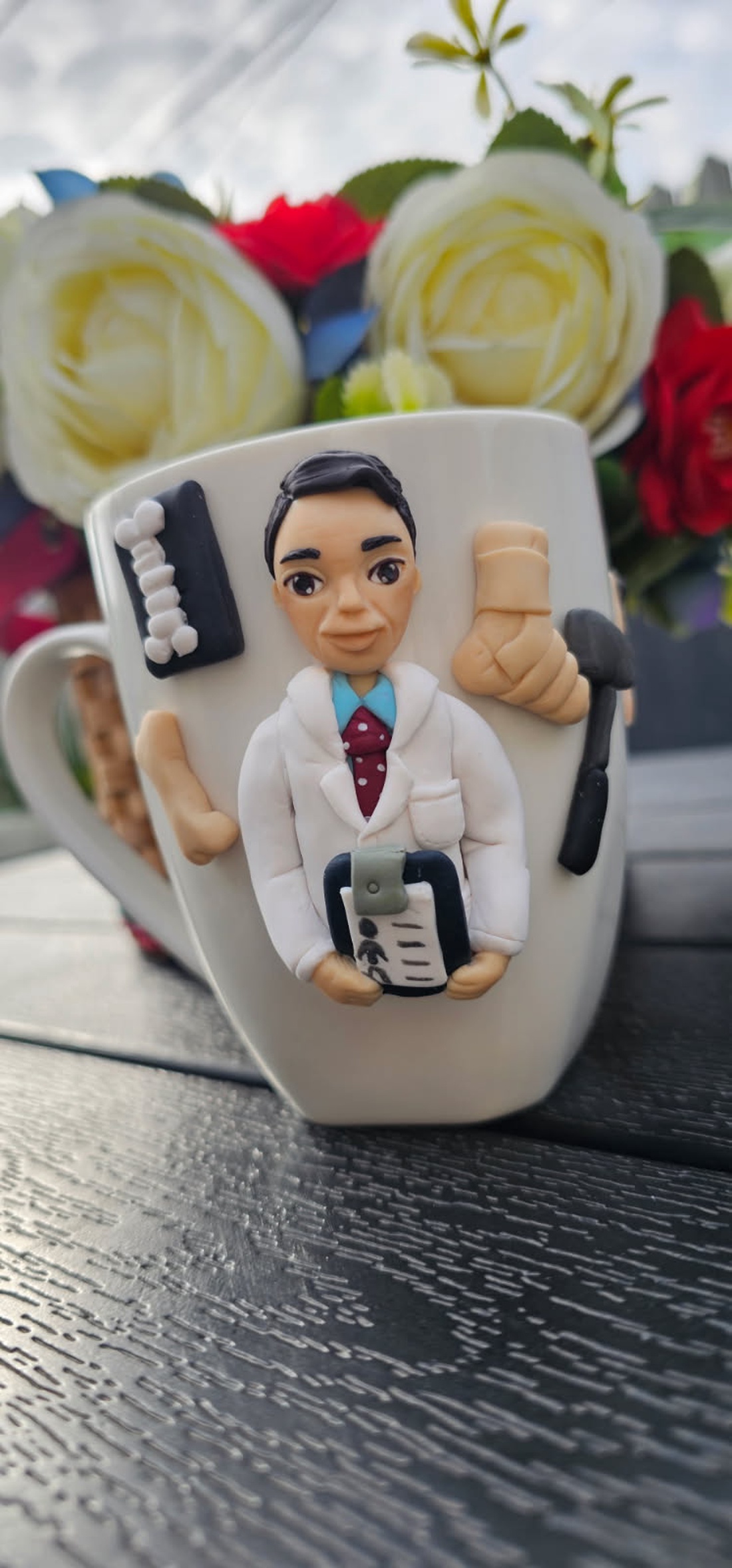 Cana personalizata cu figurina 3d medic ortoped - casă & stil de viață - seturi de cadou - Artynos.ro