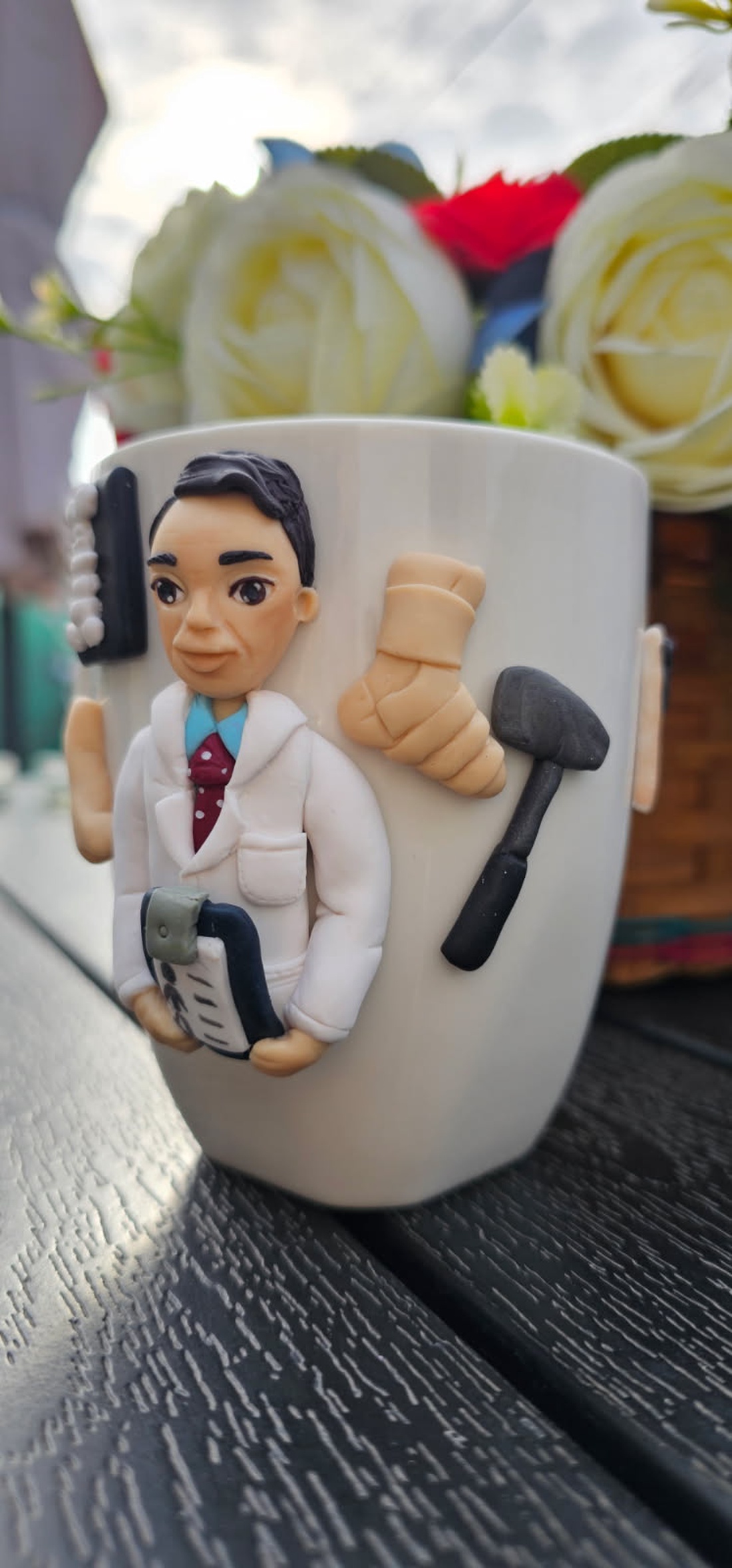 Cana personalizata cu figurina 3d medic ortoped - casă & stil de viață - seturi de cadou - Artynos.ro